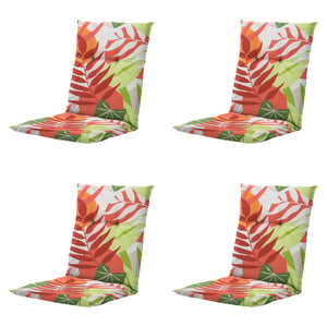 Madison tuinstoelkussen lage rug iven terra ca. 105x50 cm set van 4