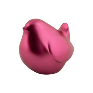 Present Time beeld dikke vogel metallic dark pink