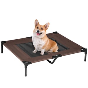 4goodz Pawhut ventilerend hondenligbed 92x76x18cm- comfortabele