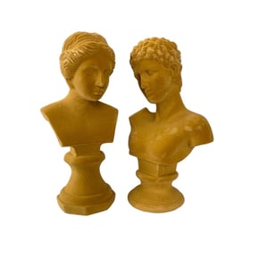 Furnilux decoratie item adam okergeel 16 x 10 x 25 cm