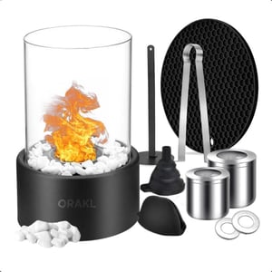 Orakl Luxe tafelhaard torch zwart