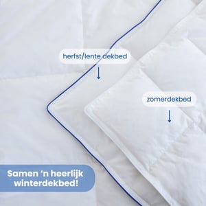 Fabiola Oostenrijks dons 4-seizoenen dekbed halfdons dekbed luxe en lekker