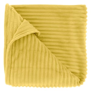Unique Living plaid dez lemon yellow -150x200cm