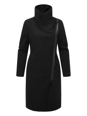 Navahoo Samtrose dames overgangsmantel met opstaande kraag – elegant & modern