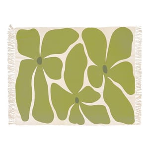 Unique Living plaid melia moss green -125x150cm