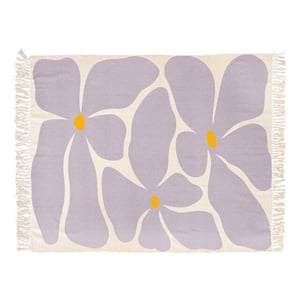 Unique Living plaid melia lila -125x150cm