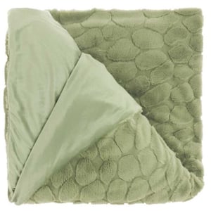 Unique Living plaid daaf tea green -150x200cm