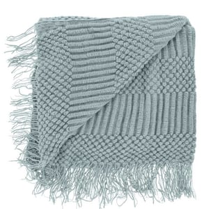 Unique Living plaid palma beach blue -130x160cm