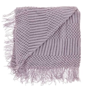 Unique Living plaid palma lila -130x160cm