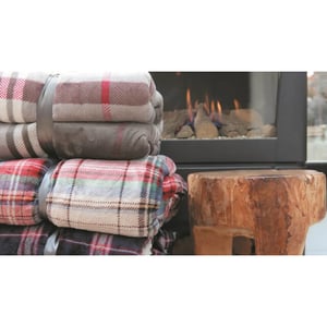 Unique Living | larsson plaid 150x200cm black