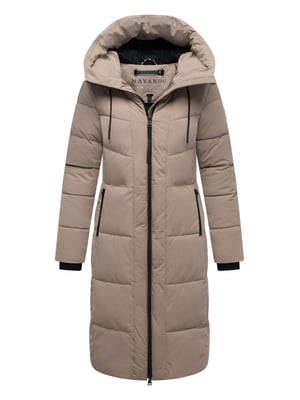 Navahoo dames wintermantel SCHOKOKUSS – elegant, warm & functioneel