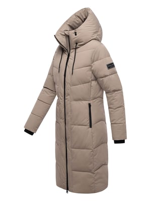 Navahoo dames wintermantel SCHOKOKUSS – elegant, warm & functioneel