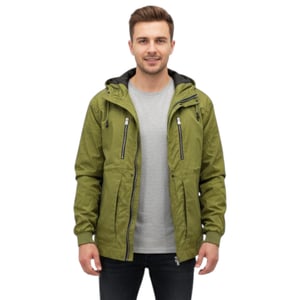 Toplook Mens Showerproof Jacket Relax Fit Lightweight Hooded Windbreaker Coat