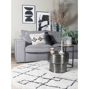 Home67 Vloerkleed medina cream rond ø120 cm
