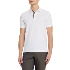 Burberry Eddie Ekd Vit Pikétröja