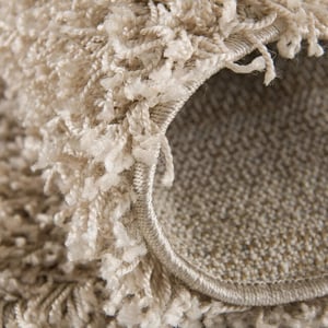 Muratap Loca shaggy rond vloerkleed hoogpolig- 150 cm rond