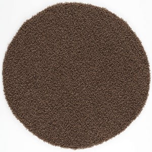 Muratap Loca shaggy rond vloerkleed hoogpolig- 80 cm rond