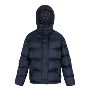 Regatta Womens/Ladies Orla Kiely Flowers Quilted Oversized Jacket (Navy)