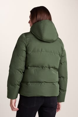 Dina Womens Padded Jacket - Dark Green