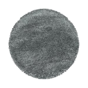Muratap Pearl soft rond hoogpolig vloerkleed licht- 200 cm rond