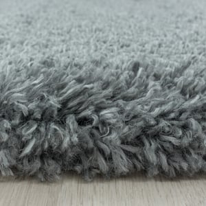 Muratap Pearl soft rond hoogpolig vloerkleed licht- 200 cm rond