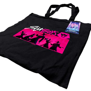 K-Pop Demon Hunters Saja Boys Tote Bag (Zwart/Roze)