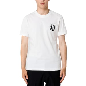 Mens T Shirts Crew Neck Embroidered Logo Cotton Short Sleeve Summer Tee S-2XL