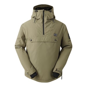 Dare 2B Mens Freeride II Colour Block Overhead Ski Jacket (Olive Green)