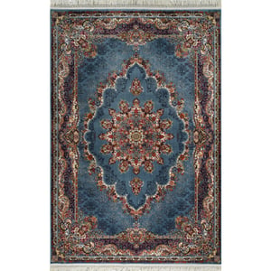 Muratap Isfahan oosters vloerkleed nain laagpolig klassiek vintage tapijt / multi- 80x300 cm