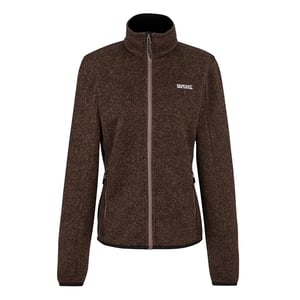 Regatta Dam Newhill Hela Dragkedja Fleecejacka (Mocha)