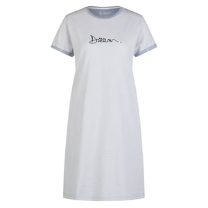 By Louise Essential dames nachthemd korte mouw gestreept