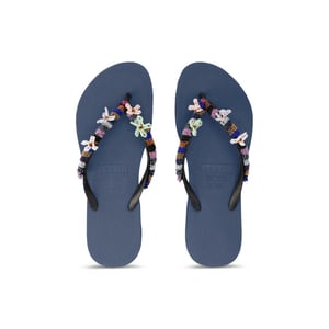 Uzurii Las dalias blue marineblauw
