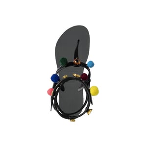 Uzurii Mystique pompom zilver