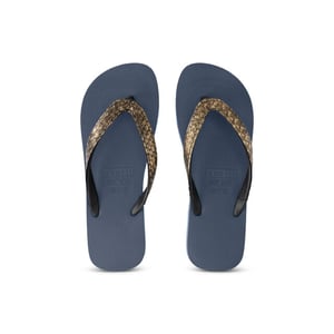 Uzurii Python bronze marineblauw