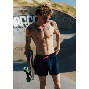 WATTS Heren zwemshort r-coolz effen navy