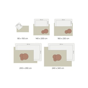 Veer Carpets Vloerkleed new berbero beige 101 240 x 340 cm