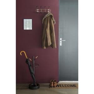 Present Time deurmat welcome zwart 75x25x1,5cm