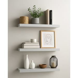 Casa di Elturo Wandplank zwevend – 60 cm 15kg belastbaar mat