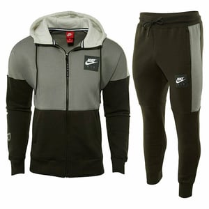 Nike Air Mens Green Fleece Tracksuit