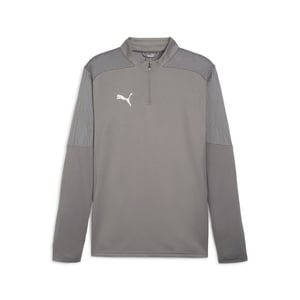 Men's Puma TeamFINAL Training 1/4 Zip Top in Grey