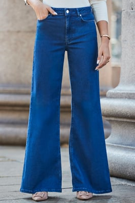 Indigo Blue Palazzo Jeans