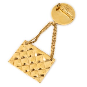 CC Quilted Flap Brooch  Brooch