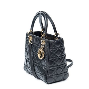Medium Lady Dior Zip  Shoulder Bag