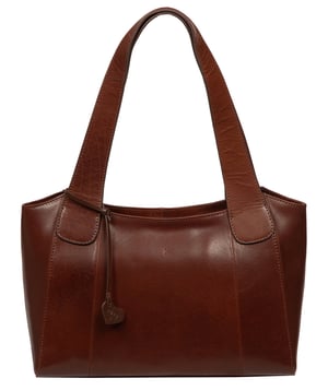 'Contessa' Conker Brown Leather Handbag