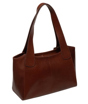 'Contessa' Conker Brown Leather Handbag