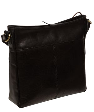 'Akia' Conker Brown & Dark Tan Leather Cross Body Phone Bag