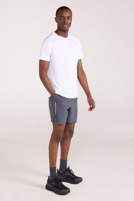 'Endurance' Men's T-Shirt Breathable Quick Dry UPF50 Sun Protection Tee White
