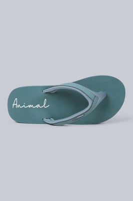 'Swish' Women's Flip Flops with Soft Padded Upper Straps Comfy Slip-on Beach Sandals Pale Green