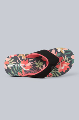 'Swish' Women's Flip Flops with Soft Padded Upper Straps Slip-on Beach Sandals Orange