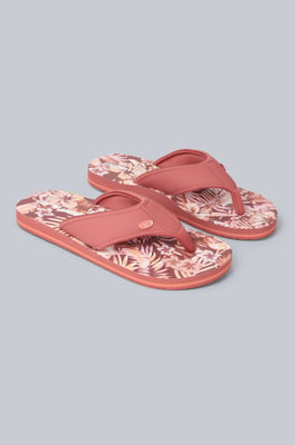 'Swish' Women's Flip Flops with Soft Padded Upper Straps Slip-on Beach Sandals Tan